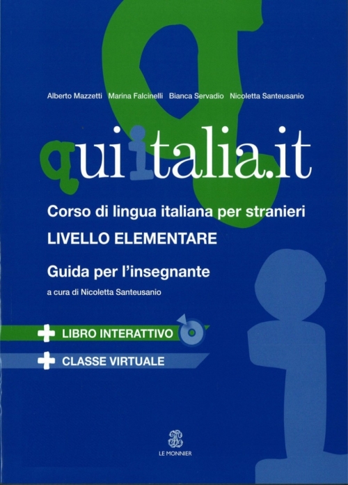 Mazzetti, A. et al. Qui Italia.it Livello elementare Guida + DVD 