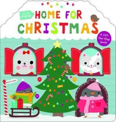 Priddy Roger Little Friends: Home for Christmas (board bk) 