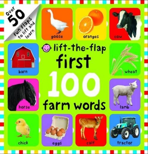 Priddy Roger First 100 Lift The Flap : Farm (board bk) 