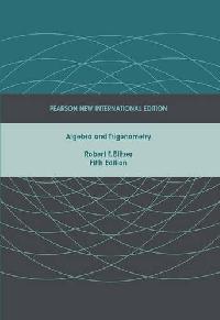 Blitzer Robert Algebra and Trigonometry 