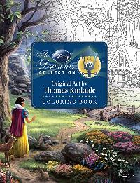 Thomas, Kinkade Disney Dreams Collection Original Art By Thomas Kinkade Coloring Book 