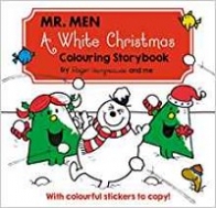 Hargreaves Roger Mr. Men A White Christmas Colouring Storybook 