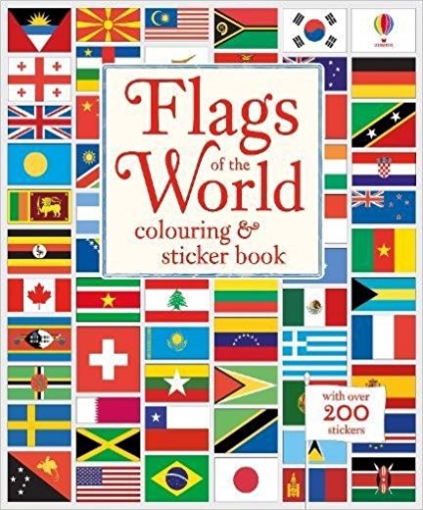 Meredith Susan Flags of the World colouring and sticker book 