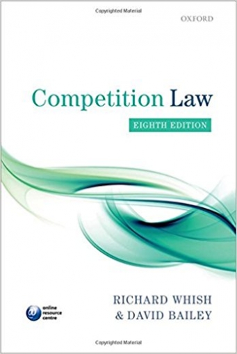 Bailey David, Whish Richard Competition Law 