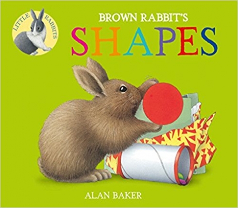 Baker Alan Brown Rabbit's Shapes. Board book 