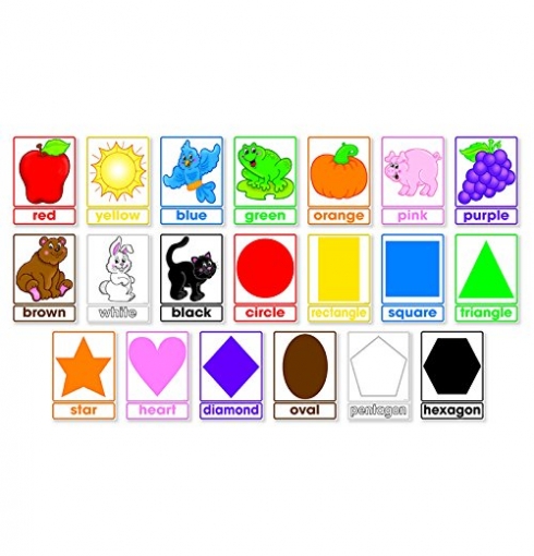 Scholastic Classroom Resources Colors and Shapes. Bulletin Board (40 pieces) 