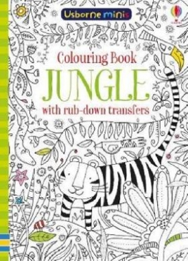 Minis Colouring Book Jungle With Rub Downs 