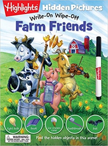 Write-On Wipe-Off Farm Friends 