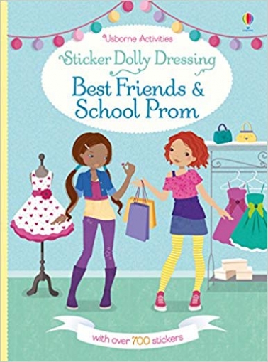 Sticker Dolly Dressing Best Friends and School Prom 