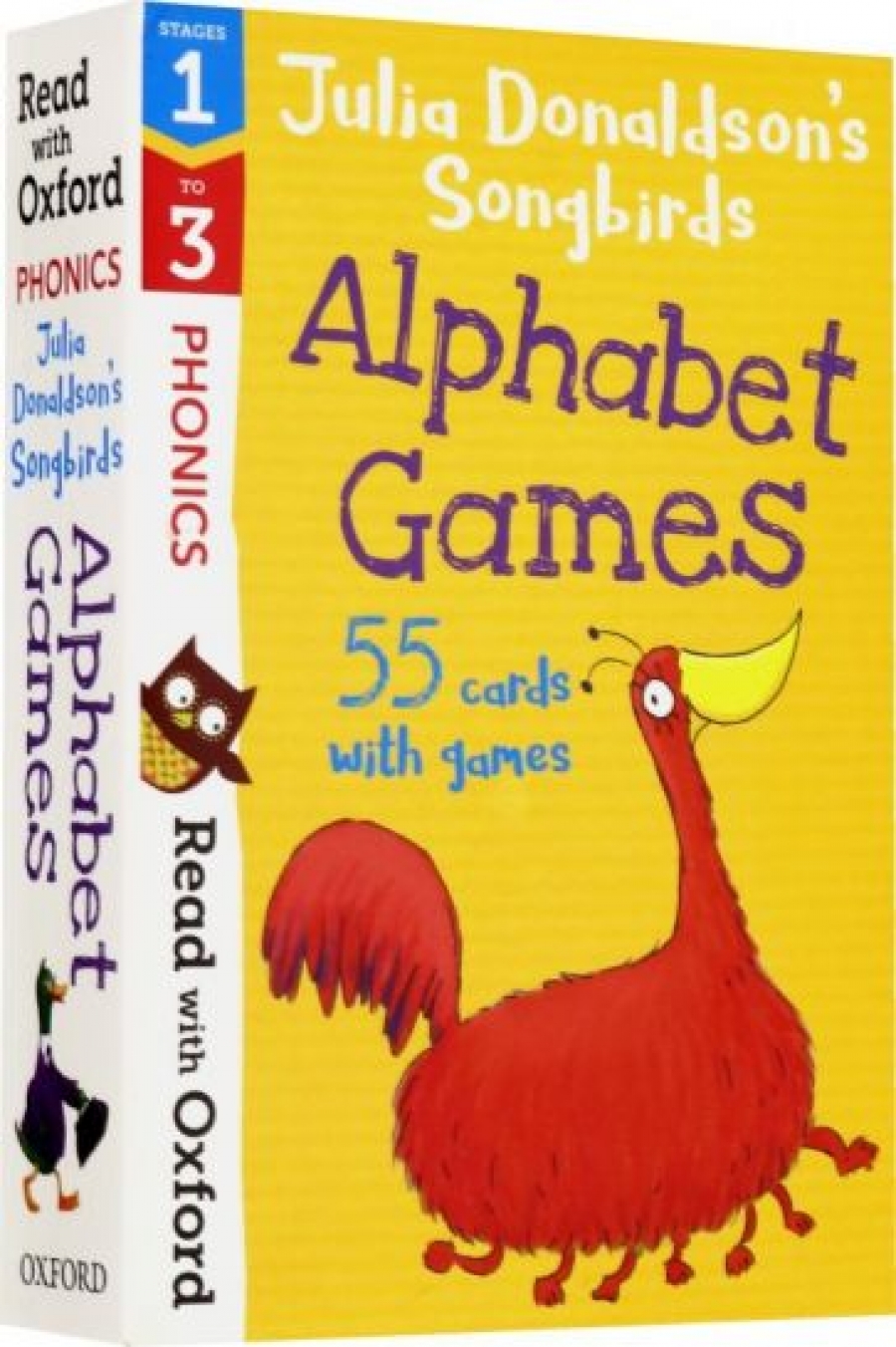 Donaldson Julia, Kirtley Clare Read with Oxf: Stages 1-3. Julia Donaldson's Songbirds: Alphabet Games Flashcards 