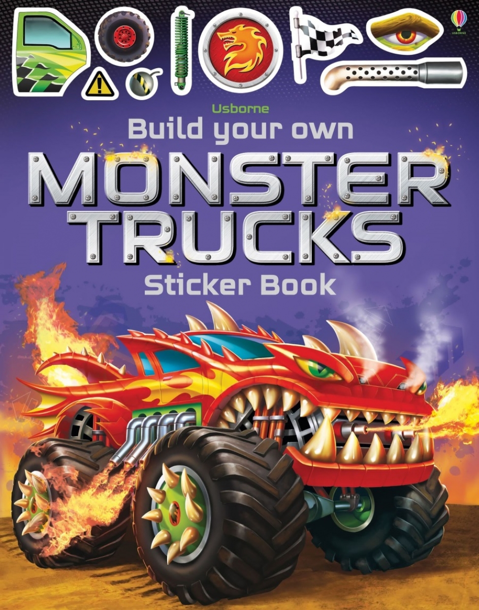 Simon Tudhope Build Your Own Monster Trucks Sticker Book 