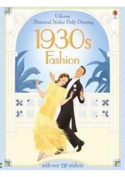 Historical Sticker Dolly Dressing 1930s Fashion 