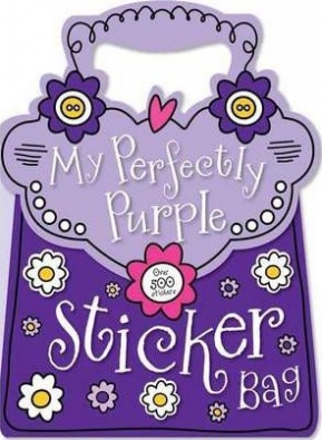 Mercer Gabrielle My Perfectly Purple Sticker Bag. Sticker book 