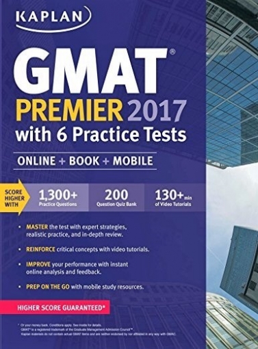 GMAT Premier 2017 with 6 Practice Tests 