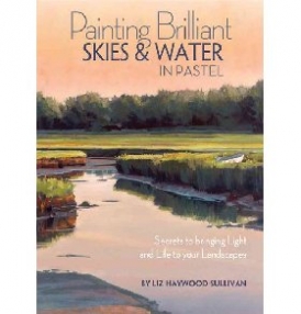Liz Haywood-Sullivan Painting Beautiful Skies & Water In Pastel 