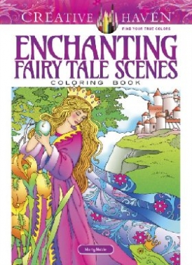 Noble Marty Creative Haven Enchanting Fairy Tale Scenes Coloring Book 