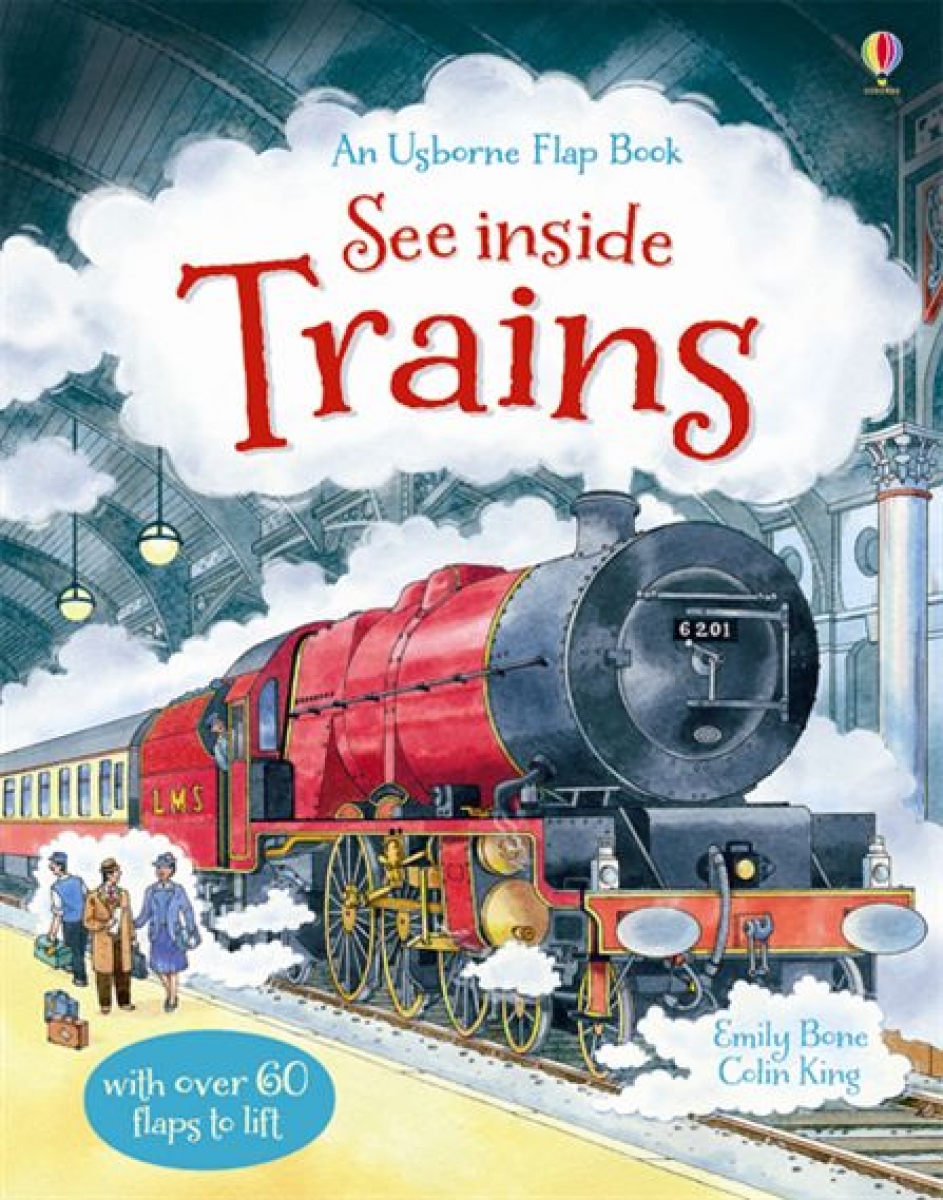 Bone Emily See Inside Trains (board book) 
