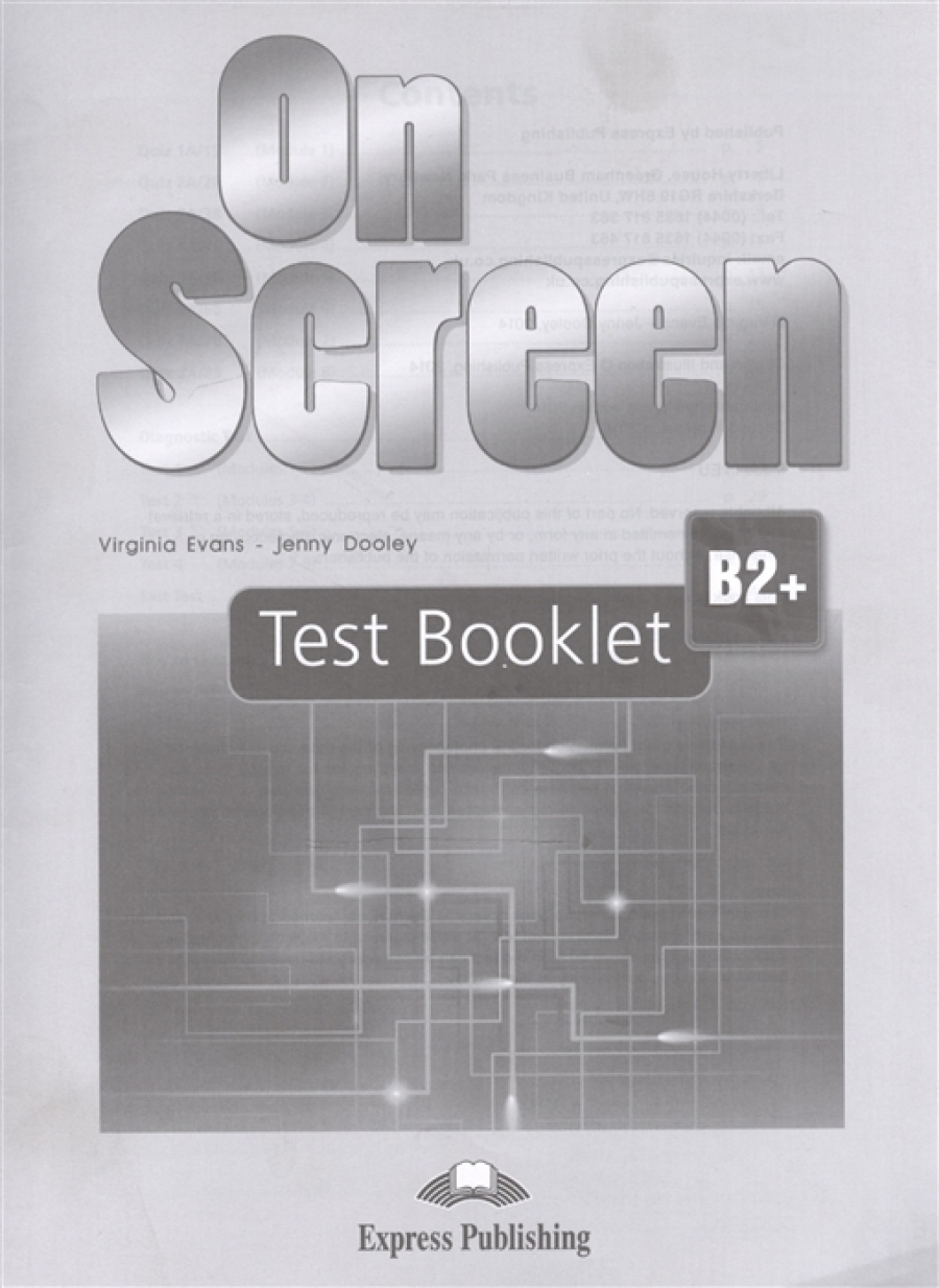 On Screen B2+. Test Booklet 
