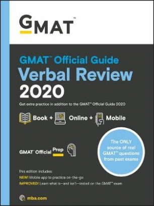 GMAT Official Guide Verbal Review 2020. Book + Online Question Bank 