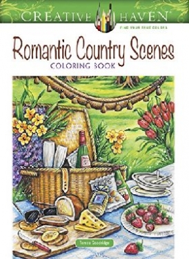 Goodridge Teresa Creative Haven Romantic Country Scenes Coloring Book 