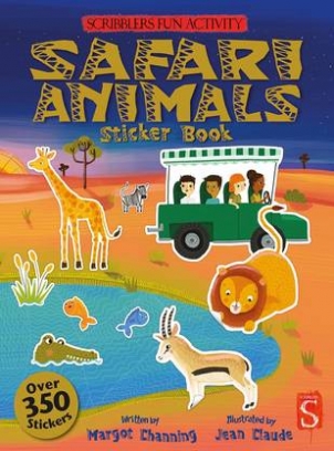 Channing Margot Safari Animals. Sticker Book 