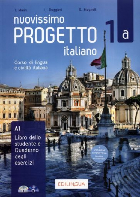T., Marin Nuovissimo Progetto italiano 1a  Libro+Quaderno+CD+DVD 