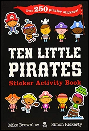 Brownlow Mike Ten Little Pirates Sticker Activity Book 