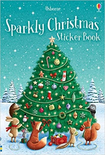 Little Sparkly Christmas Sticker Book 