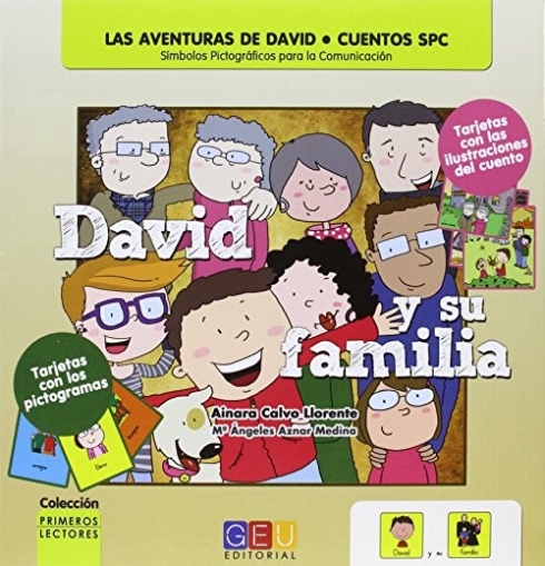 Calvo Llorente A. David y su familia. Libro + tarjetas 