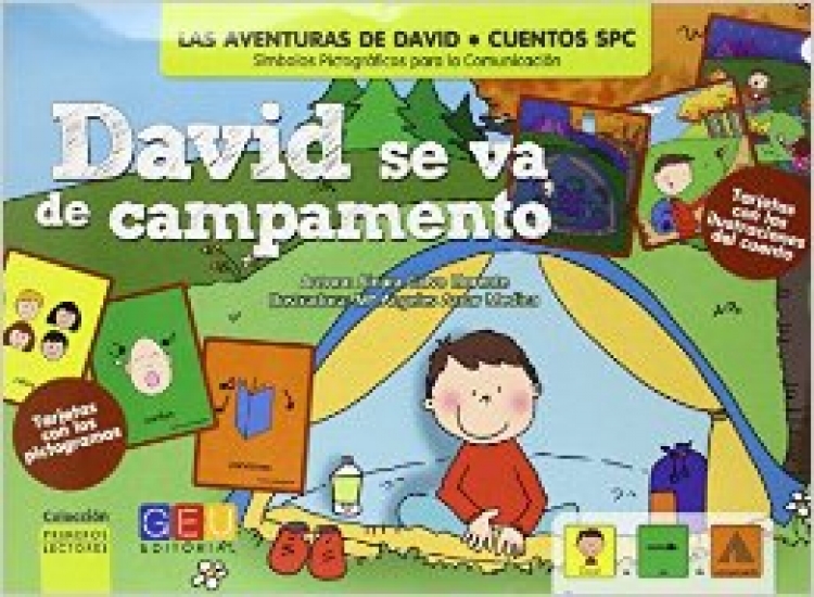 Calvo Llorente A. David se va de campamento. Libro + tarjetas 