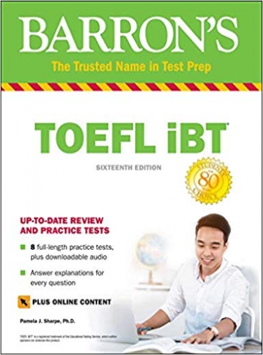 Sharpe Pamela J. Barron's TOEFL iBT (+ 2 MP3 CD + CD-ROM + Online Test + Audio) 