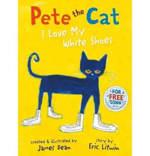 James Dean Pete the Cat I Love My White Shoes 