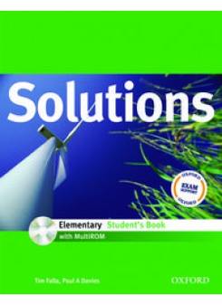 Tim Falla and Paul A. Davies Solutions Elementary Student's Book with MultiROM Pack 
