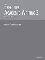 Alice Savage and Patricia Mayer Effective Academic Writing 2: Answer Key 
