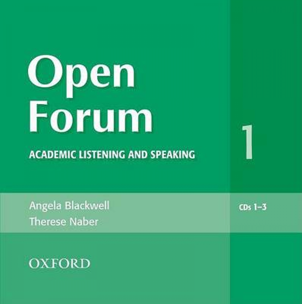 Angela Blackwell and Therese Naber Open Forum 1 Audio CDs (3) 