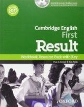 Paul A Davies and Tim Falla Cambridge English First Result Workbook Resource Pack with Key 