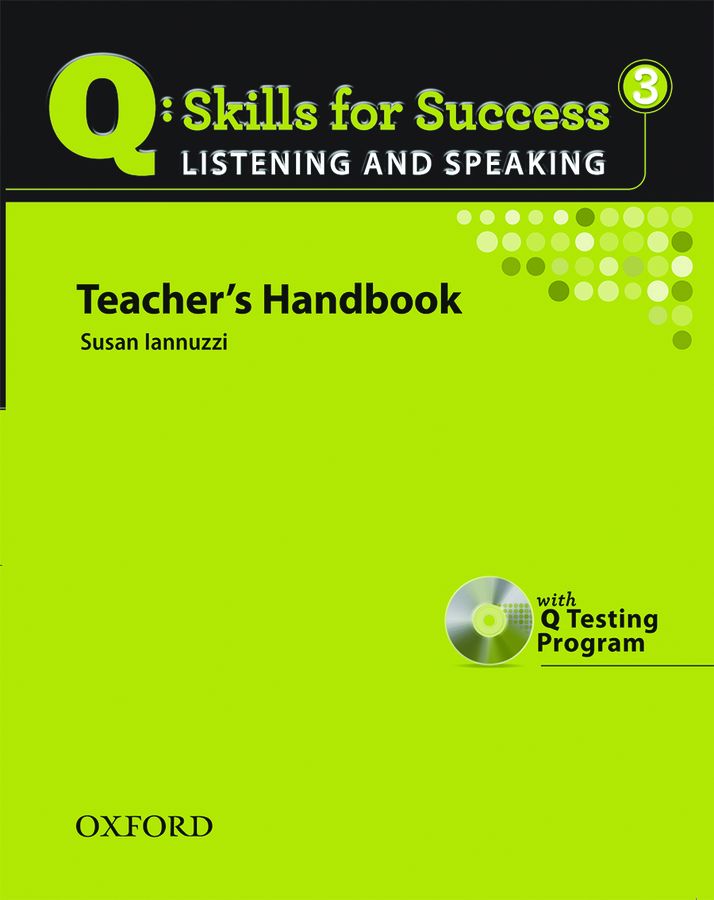 Susan Lannuzzi Q: Skills for Success Listening and Speaking 3 Teacher's Book with Testing Program CD-ROM 