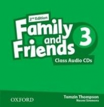 Tamzin Thompson, Naomi Simmons, Jenny Quintana Family and Friends Second Edition 3 Class Audio CD's (2) 