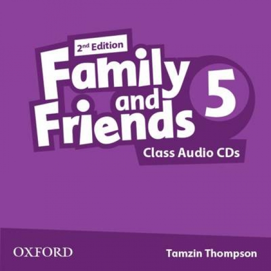 Tamzin Thompson, Naomi Simmons, Jenny Quintana Family and Friends Second Edition 5 Class Audio CD's (2) 