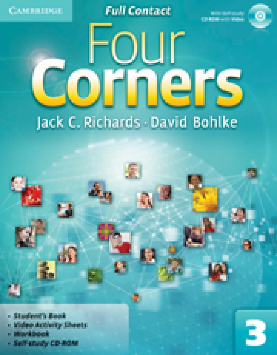 Jack C. Richards, David Bohlke Four Corners Level 3 Full Contact with Self-study CD-ROM 