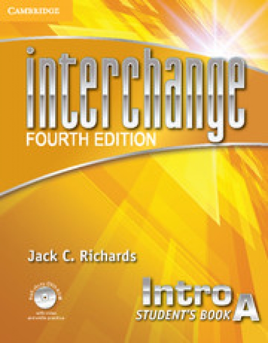 Jack C. Richards Interchange Fourth Edition Intro Student's Book A with Self-study DVD-ROM 