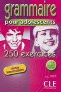 Nathalie Bie, Philippe Santinan Grammaire pour adolescents Intermediaire - 250 exercices - Livre de l'eleve + Corriges 