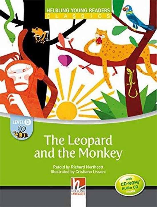 Rick Sampedro Helbling Young Readers Level B: The Leopard and the Monkey with CD-ROM/ Audio CD 