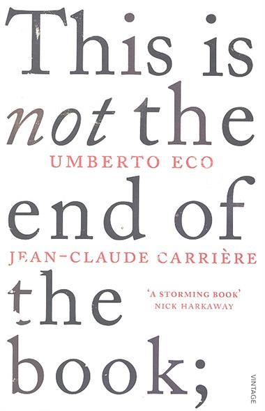 This is Not the End of the Book 