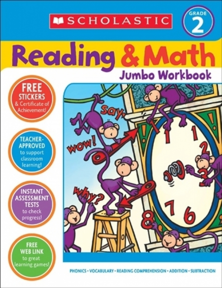 Scholastic Reading & Math. Jumbo Workbook 2 