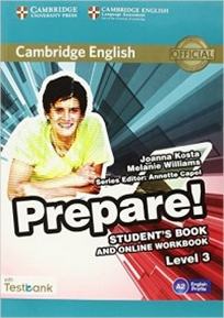 Styring Cambridge English Prepare! Level 3 Student's Book and Online Workbook with Testbank 