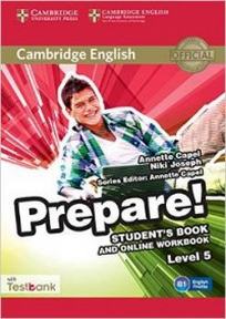 Kosta Cambridge English Prepare! Level 5. Student's Book and Online Workbook with Testbank 