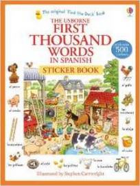 Amery Heather First Thousand Words in Spanish Sticker Book 