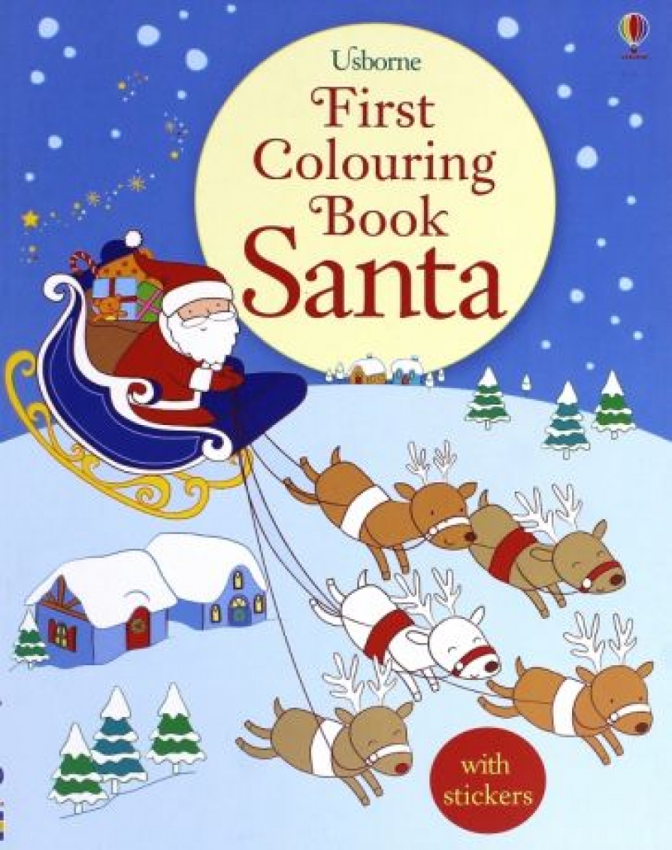 Greenwell Jessica First Colouring Book Santa 