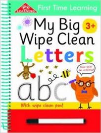 First Time Learning Wipe Clean - Letters: Spiral Bound 